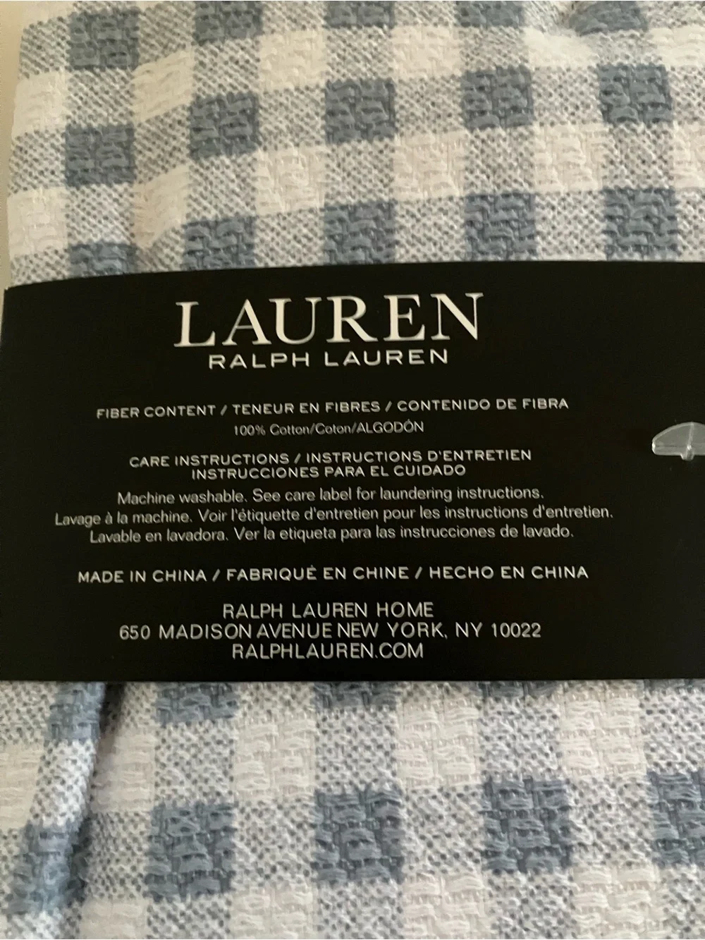RALPH LAUREN Blue and White Kitchen Towels NWOT